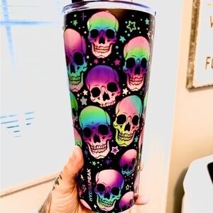 Hydrapeak Colorful Skull Tumbler